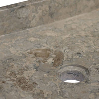 Thumbnail for Waschbecken Grau 40x40x10 cm Marmor