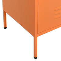 Thumbnail for Lagerschrank Orange 80x35x101,5 cm Stahl