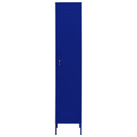 Thumbnail for Schließfachschrank Marineblau 35x46x180 cm Stahl