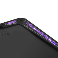 Thumbnail for Gaming-Schreibtisch mit LED und Y-Gestell Schwarz 90x60x75 cm