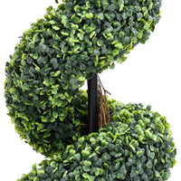 Thumbnail for Künstlicher Buchsbaum mit Topf Spiralform Grün 117 cm