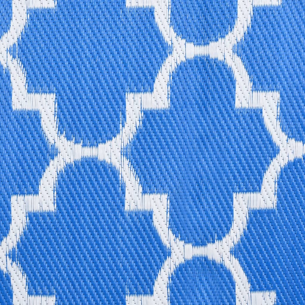 Outdoor-Teppich Blau 160x230 cm PP
