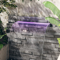 Thumbnail for Wasserfall-Element mit RGB LEDs Acryl 90 cm