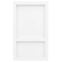 Thumbnail for Duschnische mit 2 Fächern Hochglanz-Weiß 41x69x9 cm