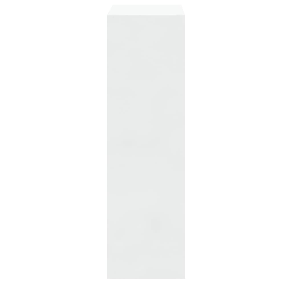 Schuhschrank Hochglanz-Weiß 63x24x81 cm Holzwerkstoff