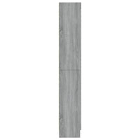 Thumbnail for Vitrinenschrank Grau Sonoma 82,5x30,5x185,5 cm Holzwerkstoff
