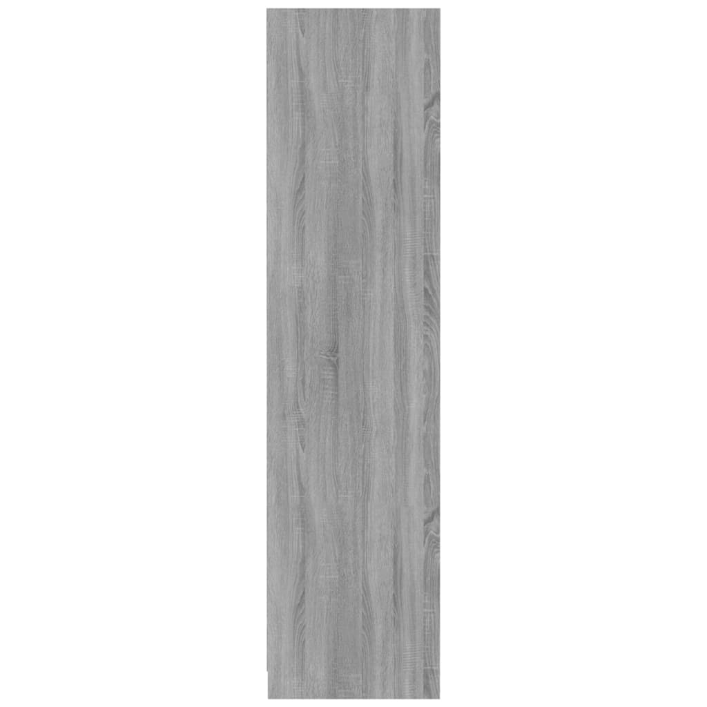 Kleiderschrank Grau Sonoma 100x50x200 cm Holzwerkstoff