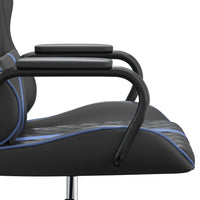 Thumbnail for Gaming-Stuhl mit Massagefunktion Blau und Schwarz Kunstleder