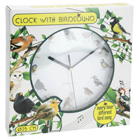 Thumbnail for H&S Collection Wanduhr mit Vogelgesang 25 cm