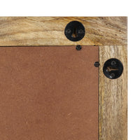 Thumbnail for Badspiegel 50x70x2,5 cm Massivholz Mango und Glas
