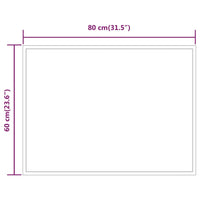Thumbnail for LED-Badspiegel 60x80 cm