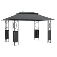 Thumbnail for Pavillon mit Dach Anthrazit 400x300x270 cm Stahl