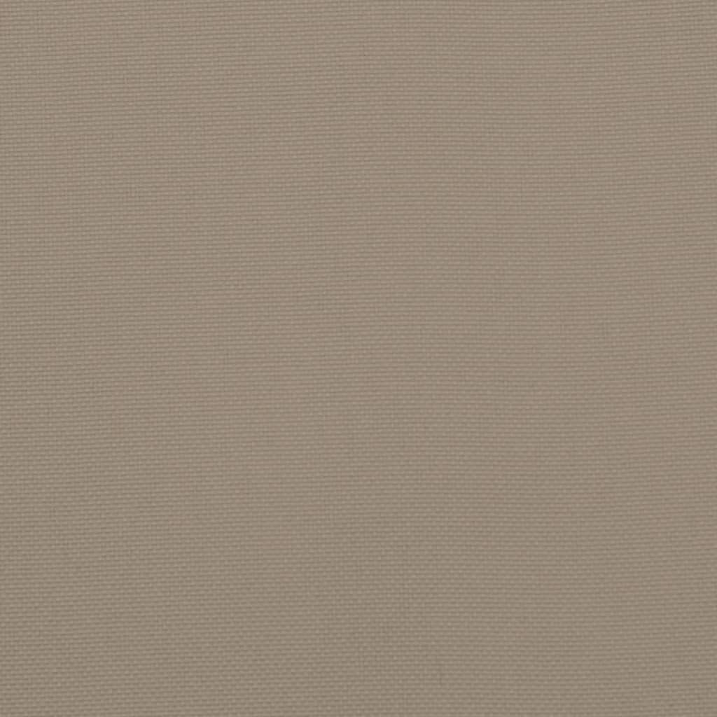 Palettenkissen 2 Stk. Taupe 50x50x7 cm Oxford-Gewebe
