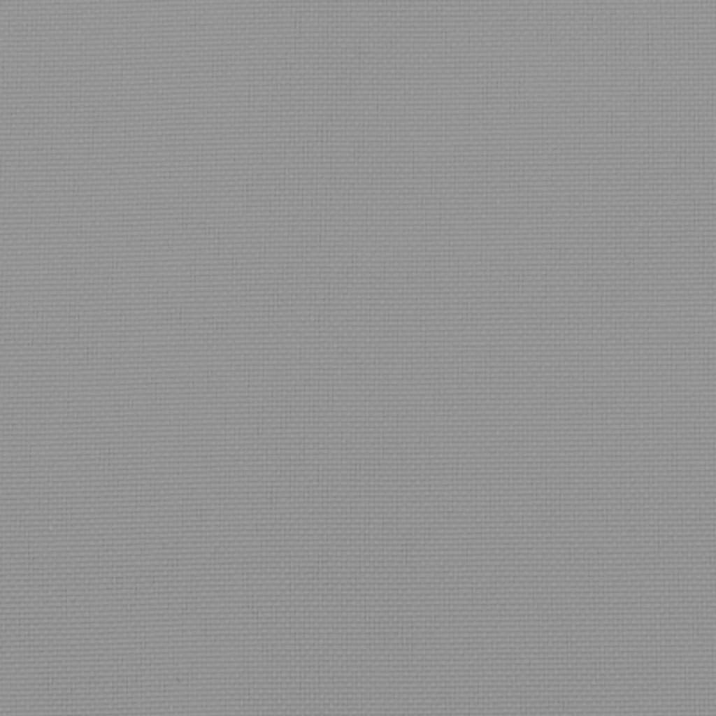 Gartenbank-Auflagen 2 Stk. Grau 150x50x7 cm Oxford-Gewebe