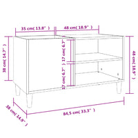 Thumbnail for Plattenschrank Sonoma-Eiche 84,5x38x48 cm Holzwerkstoff