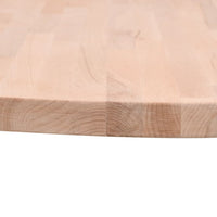 Thumbnail for Tischplatte Ø50x2,5 cm Rund Massivholz Buche