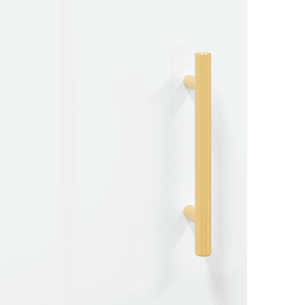 Wandschrank Hochglanz-Weiß 60x31x60 cm Holzwerkstoff