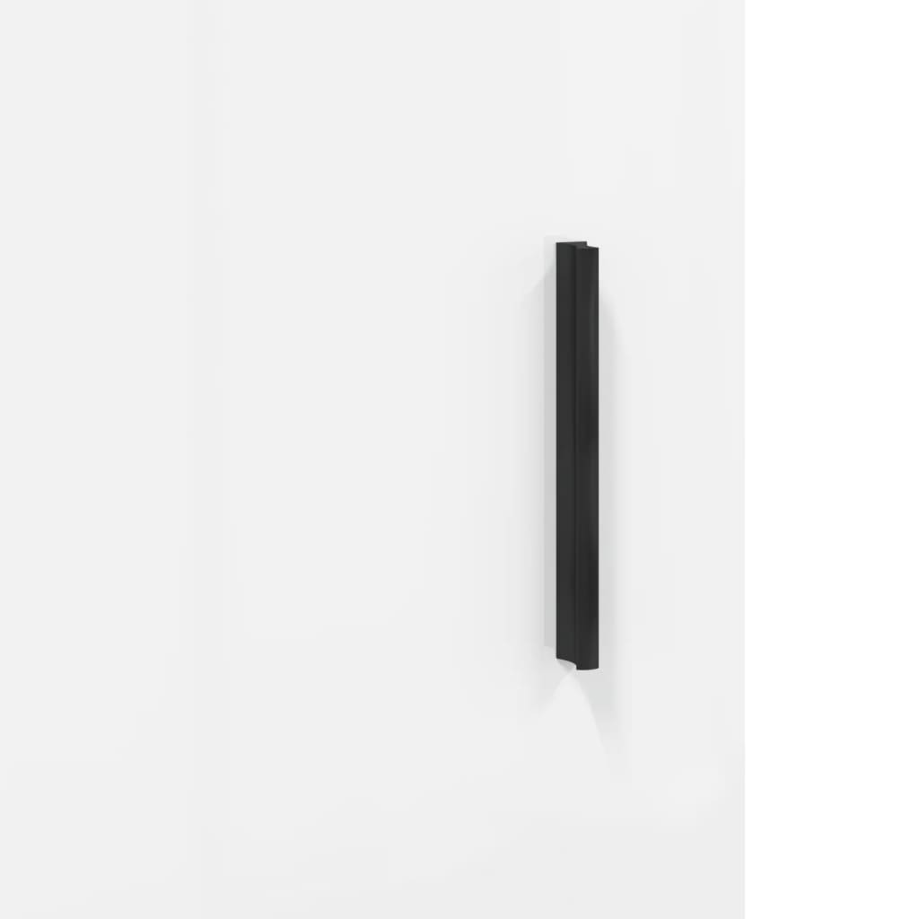 Wandschrank Hochglanz-Weiß 60x31x60 cm Holzwerkstoff
