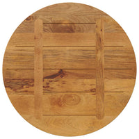 Thumbnail for Tischplatte Ø 90x2,5 cm Rund Massivholz Mango