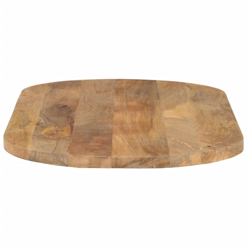 Tischplatte 110x50x3,8 cm Oval Massivholz Mango