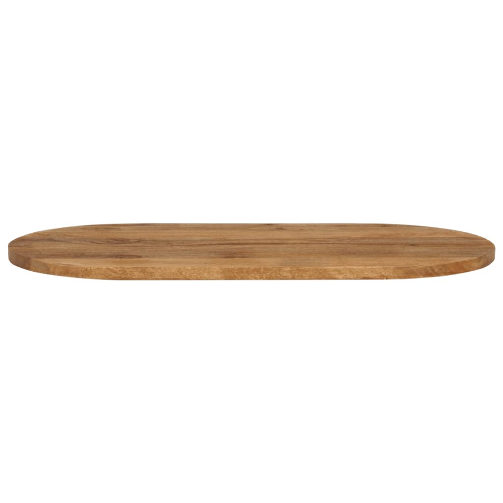 Tischplatte 120x60x2,5 cm Oval Massivholz Mango