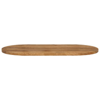 Thumbnail for Tischplatte 120x60x2,5 cm Oval Massivholz Mango