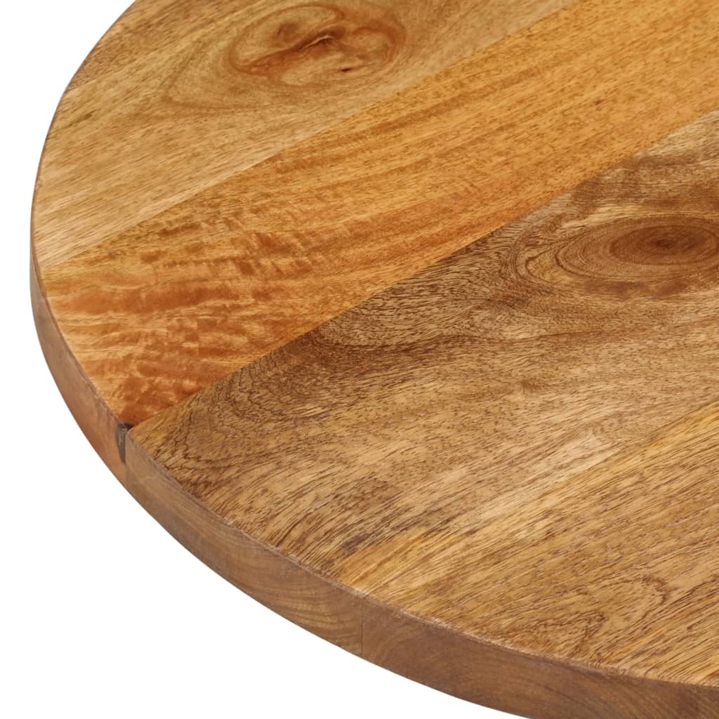 Tischplatte 120x60x2,5 cm Oval Massivholz Mango
