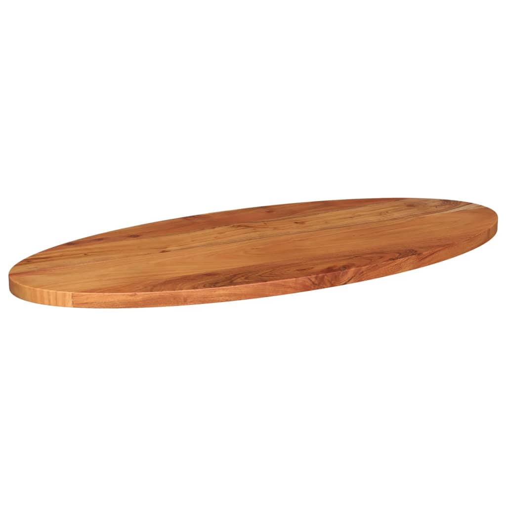 Tischplatte 110x40x2,5 cm Oval Massivholz Akazie