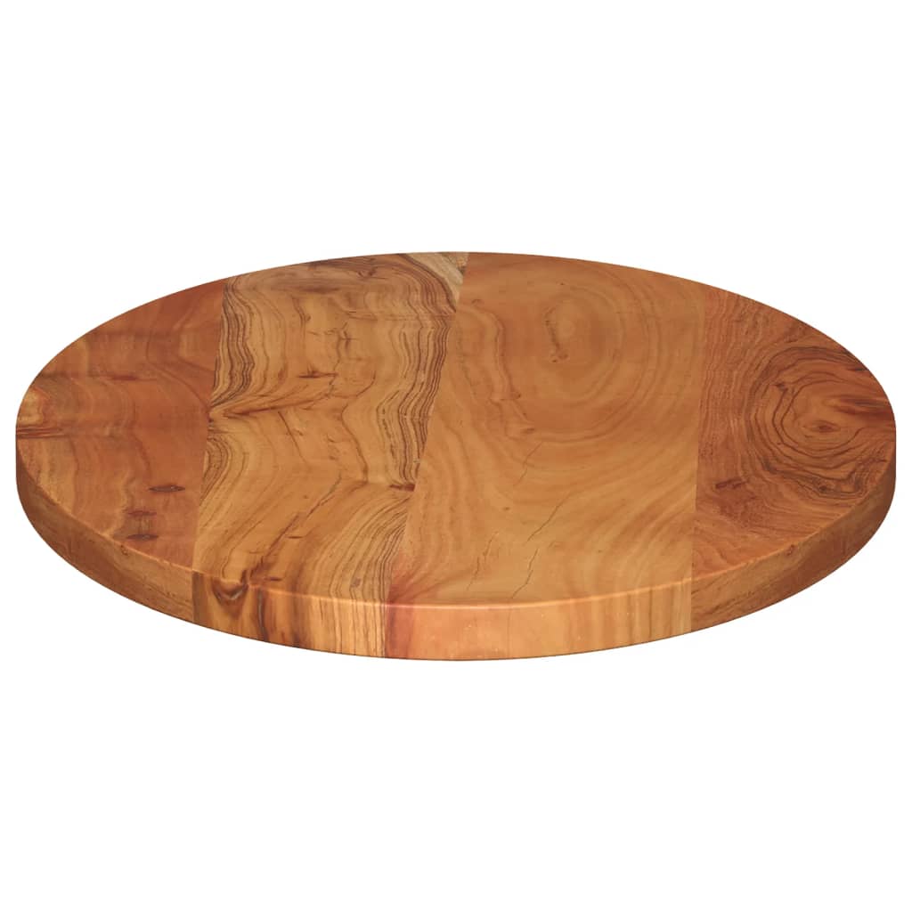 Tischplatte 120x50x2,5 cm Oval Massivholz Akazie