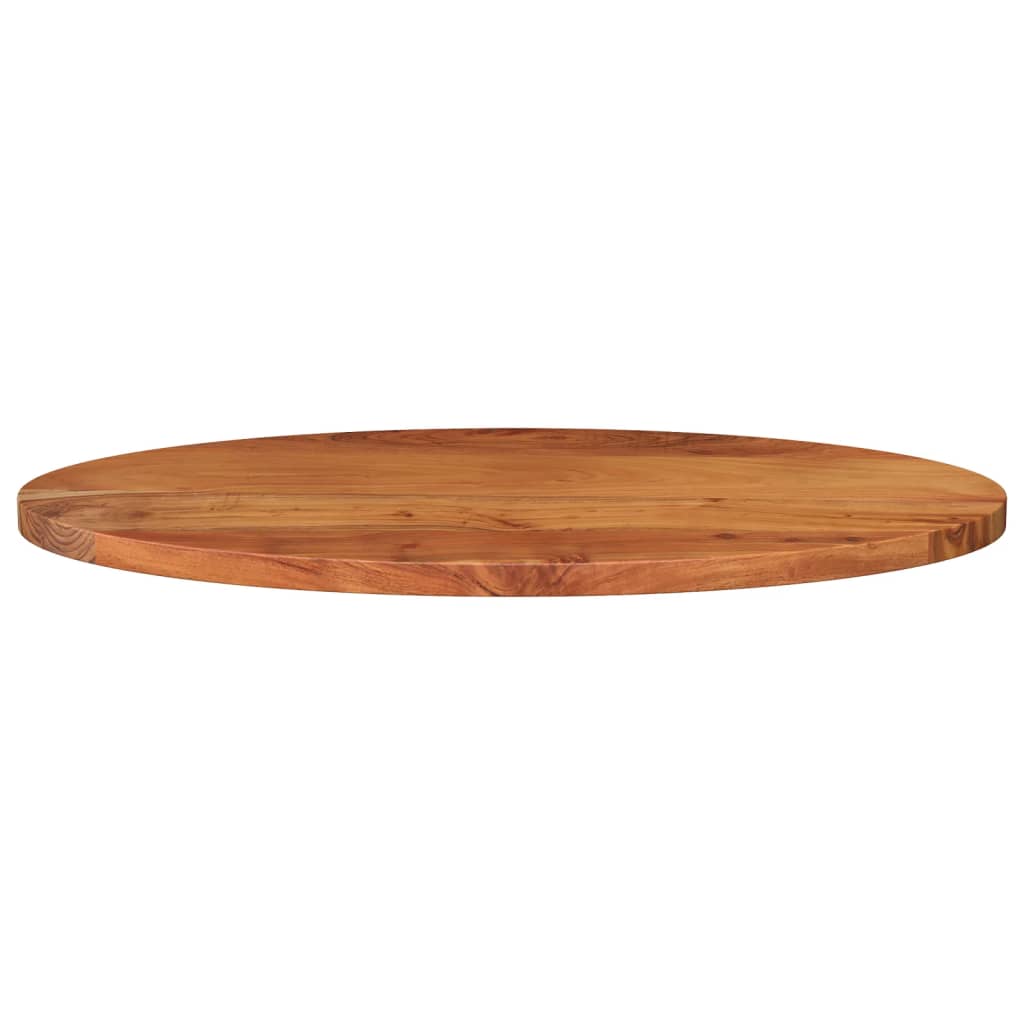 Tischplatte 120x60x2,5 cm Oval Massivholz Akazie