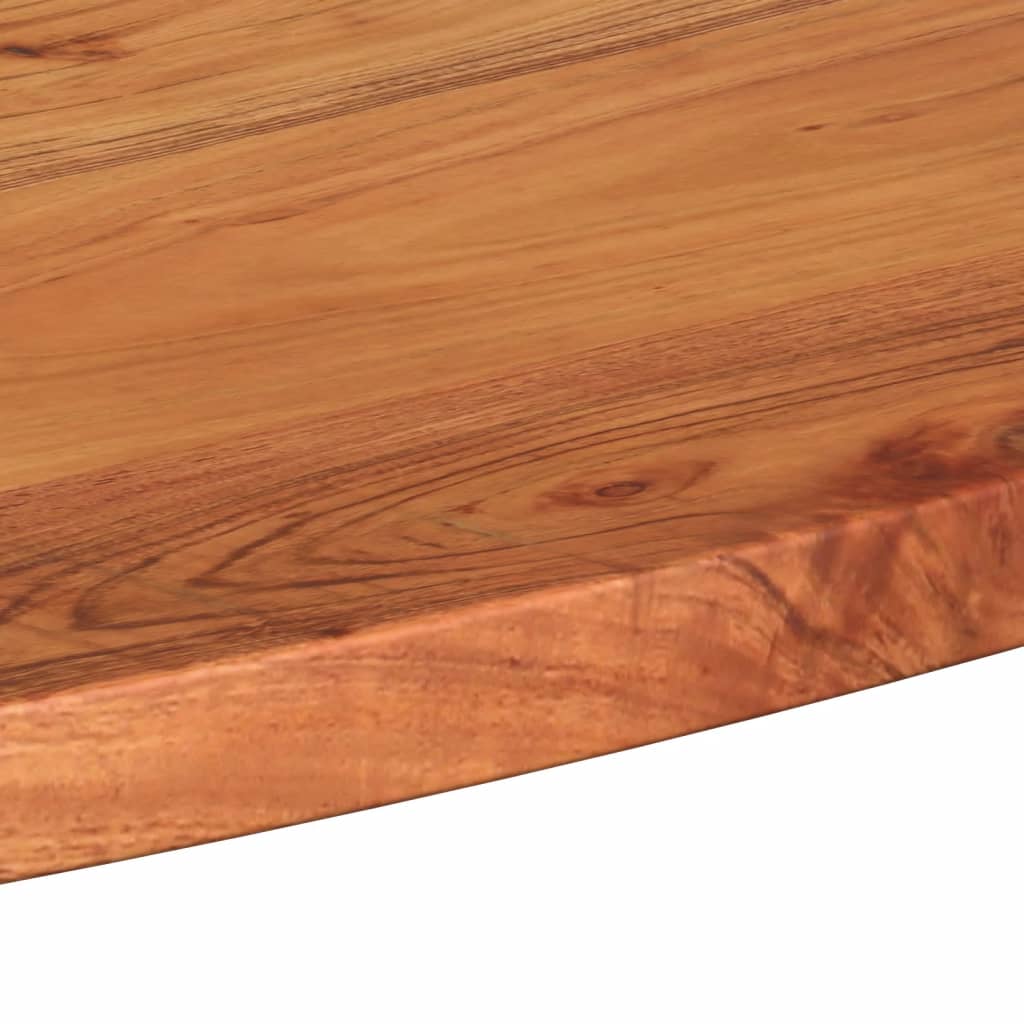Tischplatte 90x40x3,8 cm Oval Massivholz Akazie