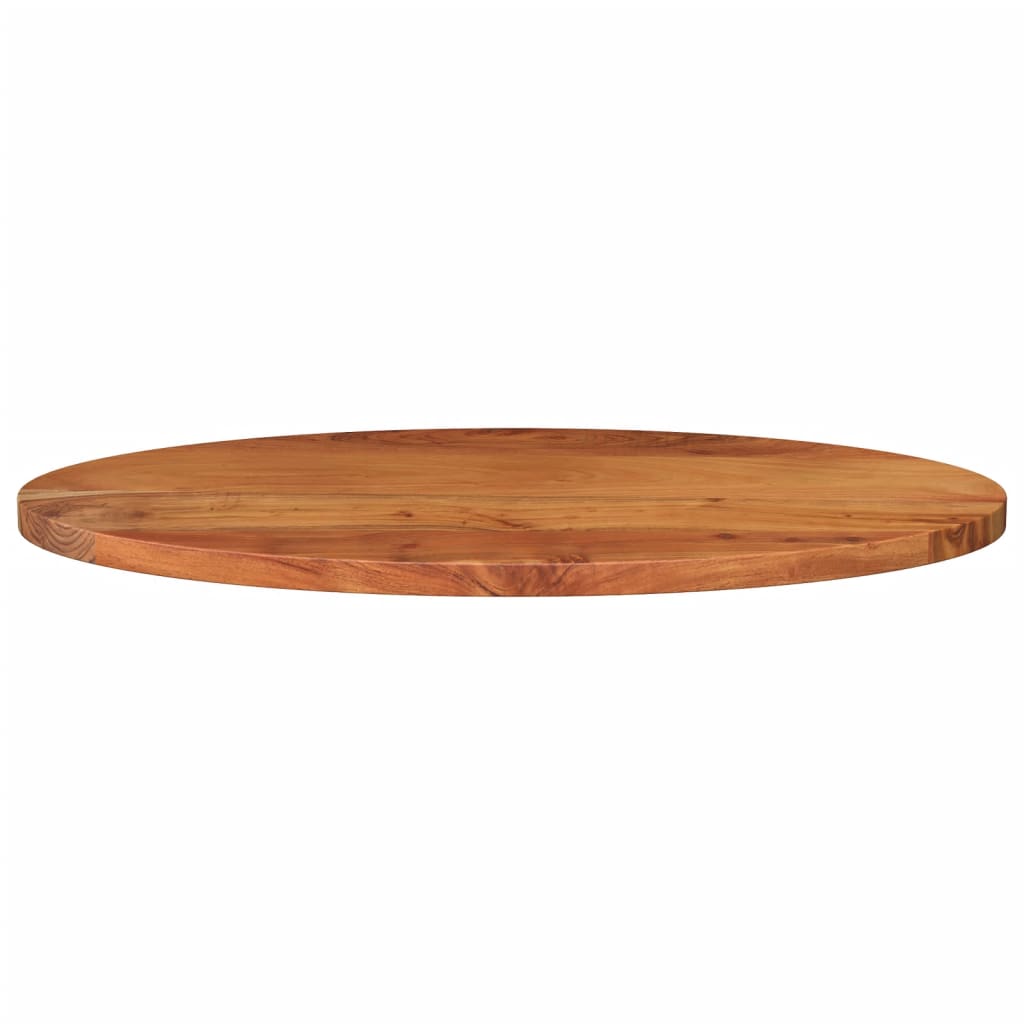 Tischplatte 140x60x3,8 cm Oval Massivholz Akazie