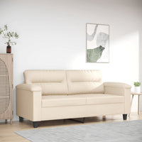 Thumbnail for 2-Sitzer-Sofa Beige 140 cm Mikrofasergewebe