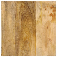 Thumbnail for Beistelltisch 45x45x50 cm Massivholz Mango und Eisen