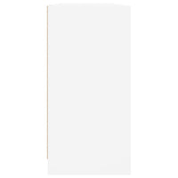 Thumbnail for Bücherschrank mit Türen Weiß 204x37x75 cm Holzwerkstoff