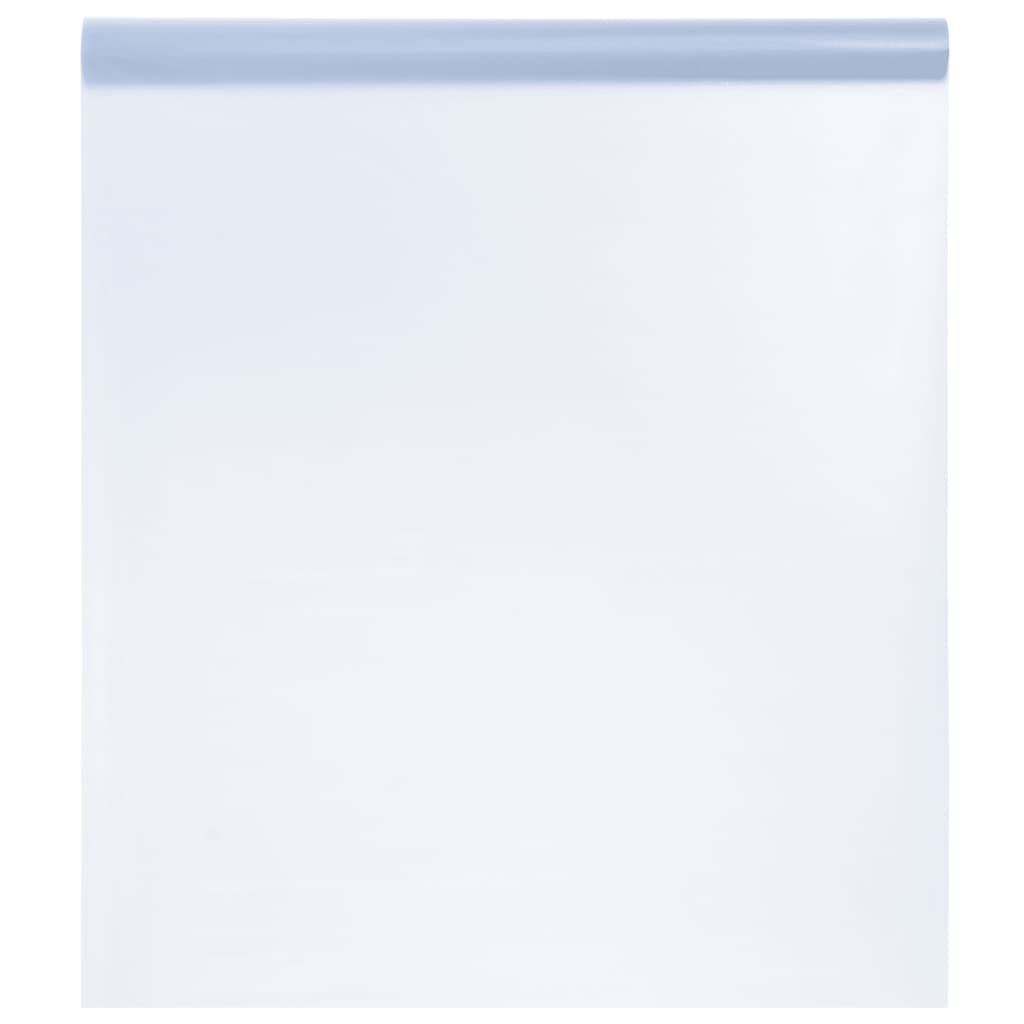 Fensterfolien 5 Stk. Statisch Matt Transparent Grau PVC