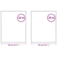 Thumbnail for Fensterfolien 3 Stk. Statisch Matt Transparent Weiß PVC