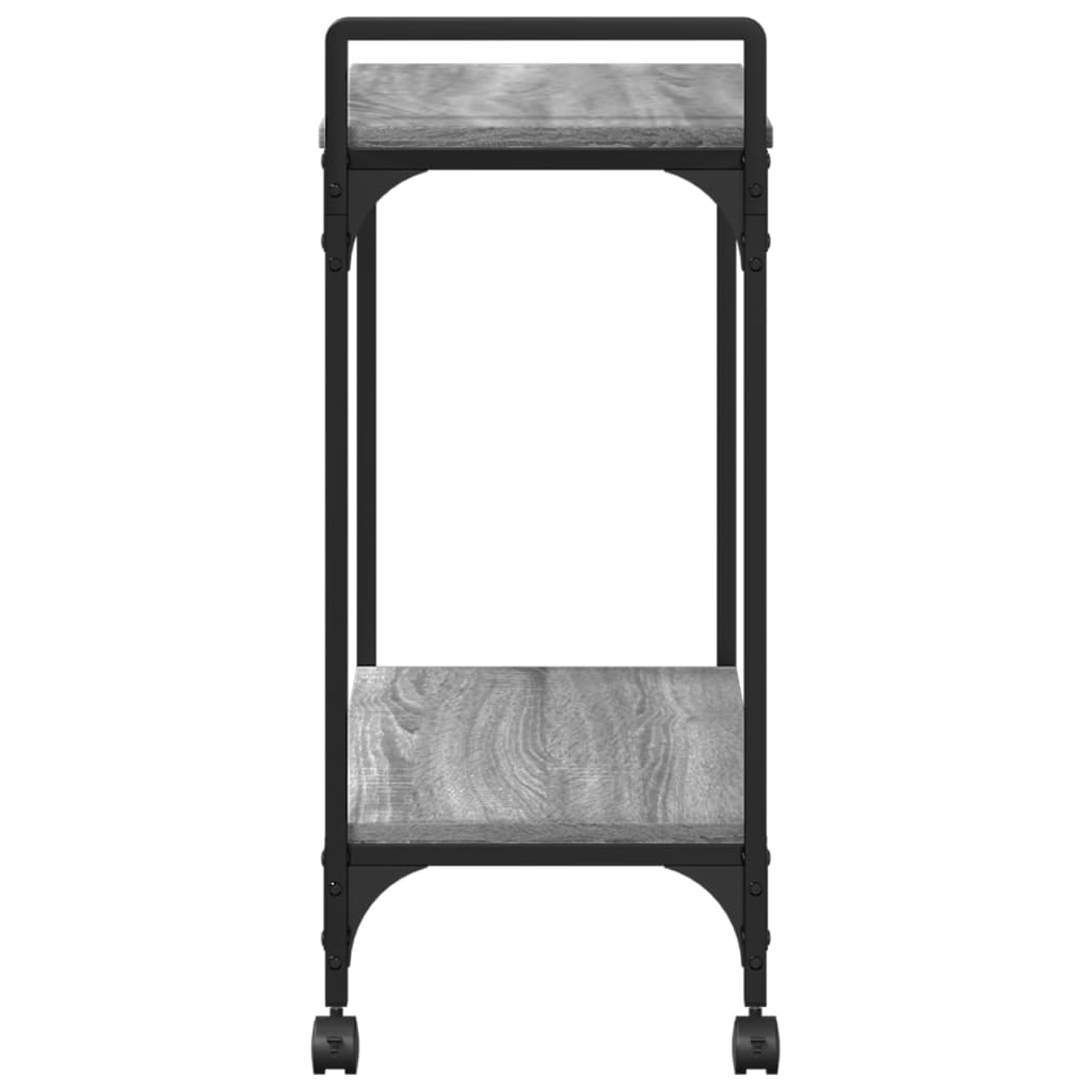Küchenwagen Grau Sonoma 60,5x31x72,5 cm Holzwerkstoff