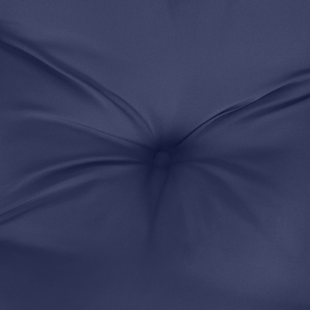 Palettenkissen Marineblau 50x40x12 cm Stoff