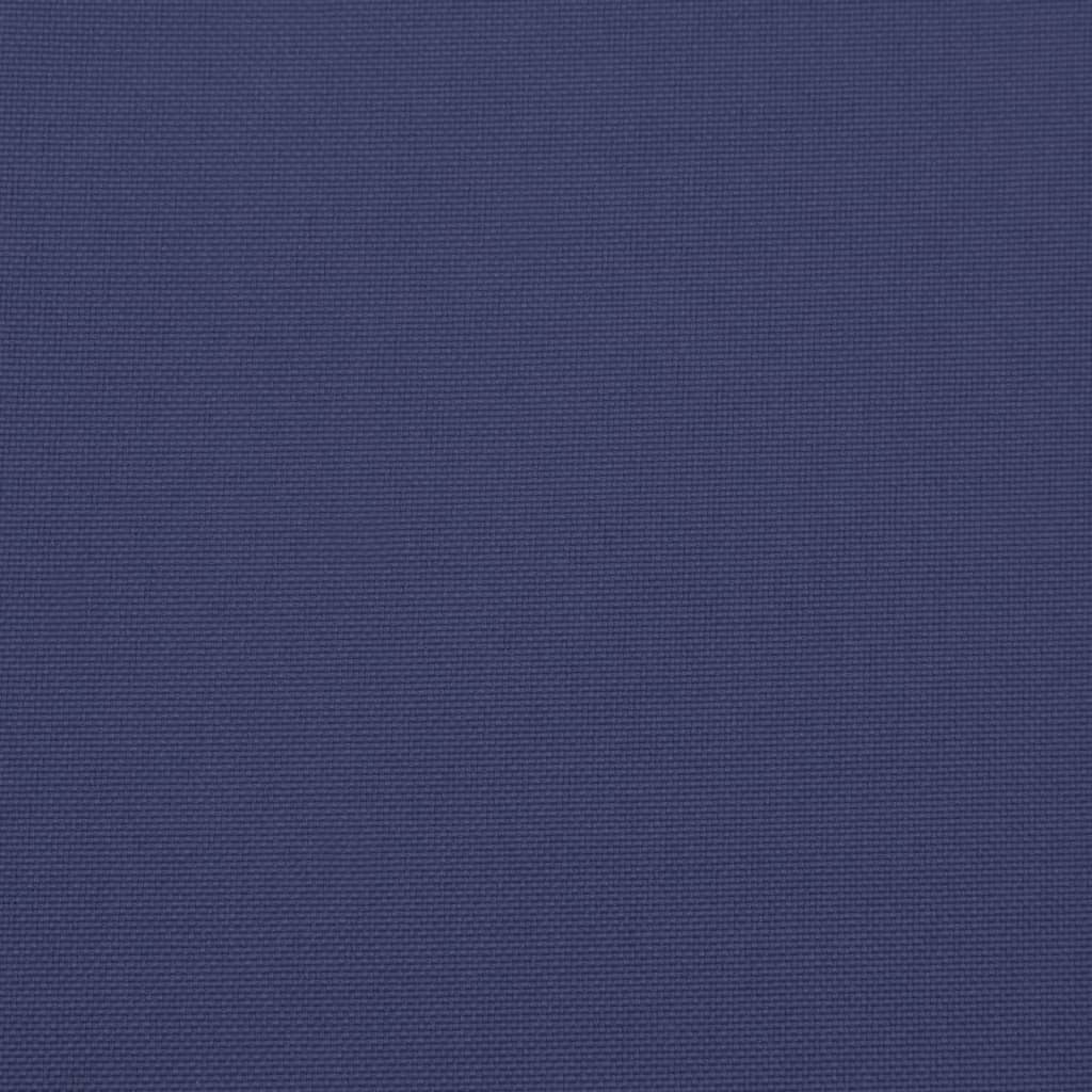 Palettenkissen-Set Marineblau 60x38x13 cm Stoff