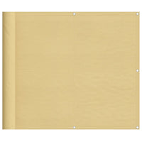 Thumbnail for Balkon-Sichtschutz Sandfarben 90x600 cm 100% Polyester-Oxford