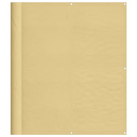 Thumbnail for Balkon-Sichtschutz Sandfarben 120x500 cm 100% Polyester-Oxford