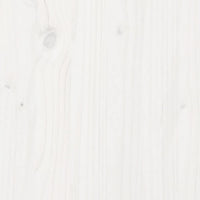 Thumbnail for Pflanztisch mit Ablagen Weiß 82,5x45x81 cm Massivholz Kiefer