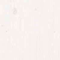 Thumbnail for Gartenbank mit Pflanzkübeln Weiß 167,5x60x65 cm Kiefernholz