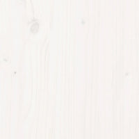 Thumbnail for Sonnenliege Weiß 205x110x31,5 cm Massivholz Kiefer
