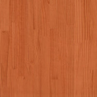Thumbnail for Sonnenliege Wachsbraun 199,5x62x55 cm Massivholz Kiefer