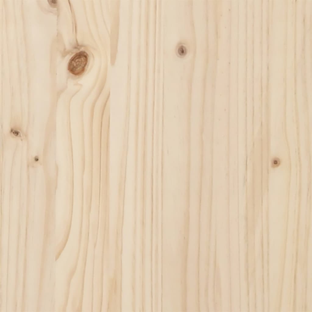 Gartenhocker 62x31,5x52 cm Massivholz Kiefer