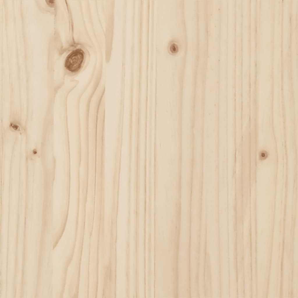 Gartenhocker 62x63,5x32 cm Massivholz Kiefer