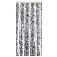 Thumbnail for Fliegenvorhang Grau, Schwarz und Weiß 56x200 cm Chenille