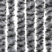 Thumbnail for Fliegenvorhang Grau, Schwarz und Weiß 100x220 cm Chenille